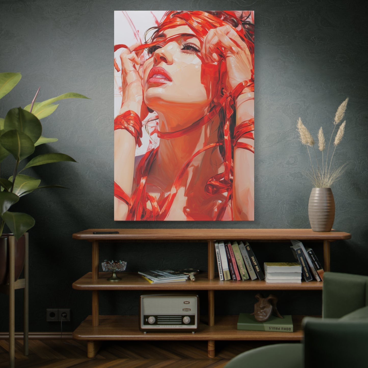 Gallery Wrapped Canvas, Ropes and Reverence Art Canvas, Erotic Shibari Art Canvas – Isolde