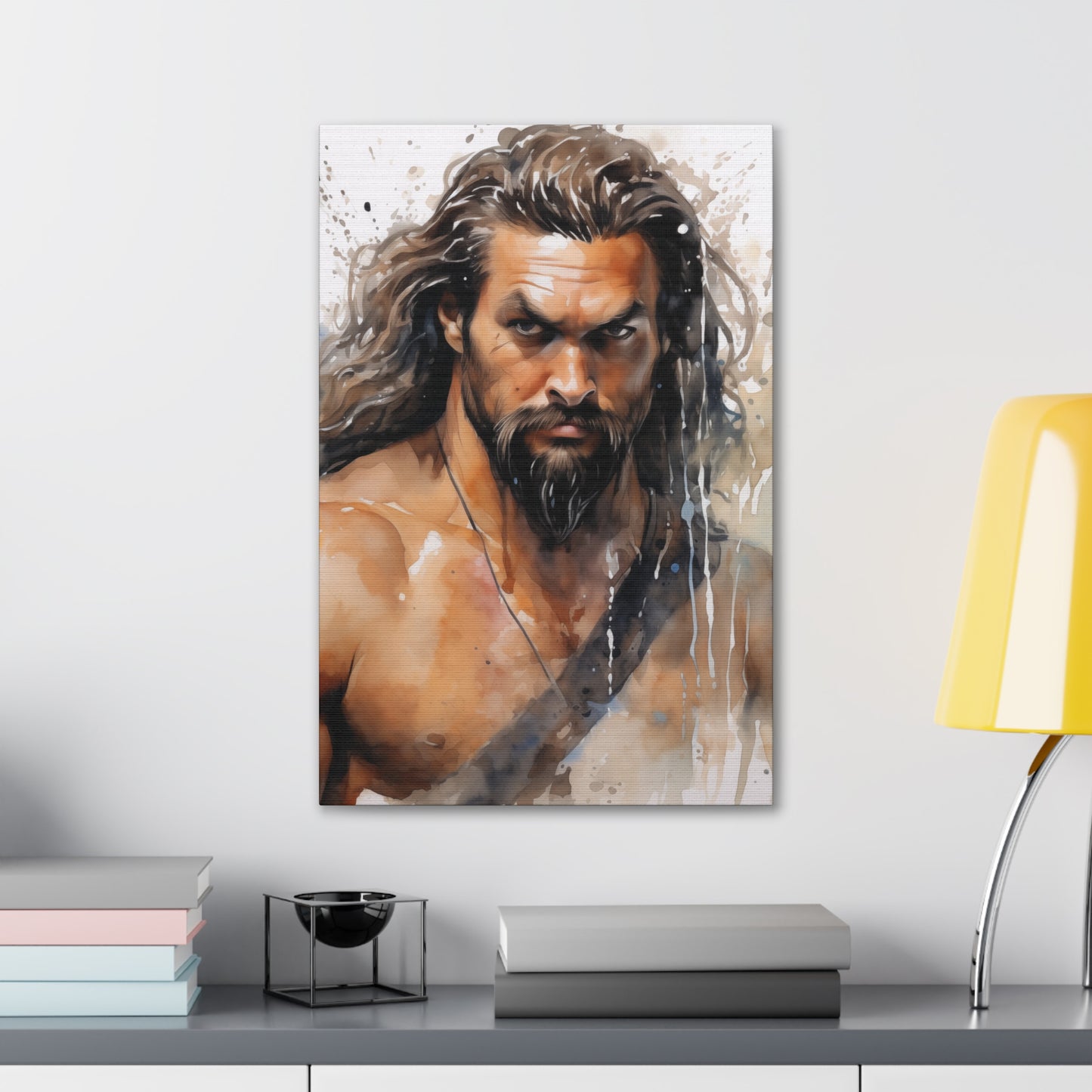 Gallery Wrapped Canvas, Celebrity Inspired, Pop Art Canvas – Jason