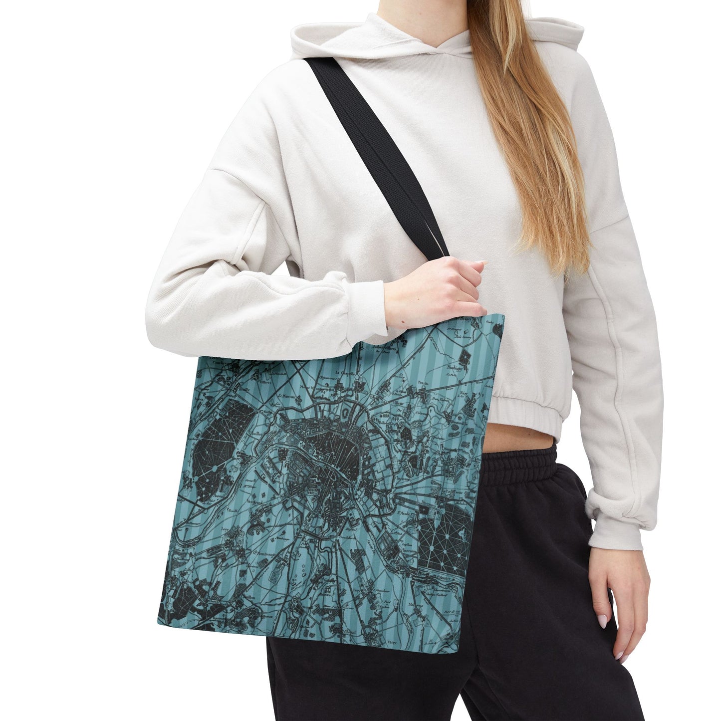 The Paris Plan Tote Bag, Utility Tote - Travel Inspired Inspired Tote - Paris France
