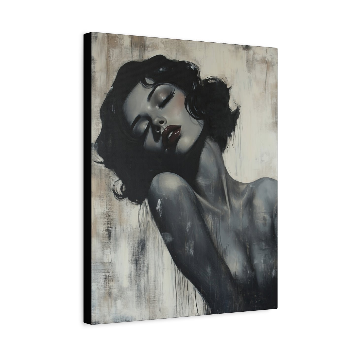 Gallery Wrapped Canvas, Sinners and Saints Art Canvas, Erotic Pinup Art Canvas – Lonna