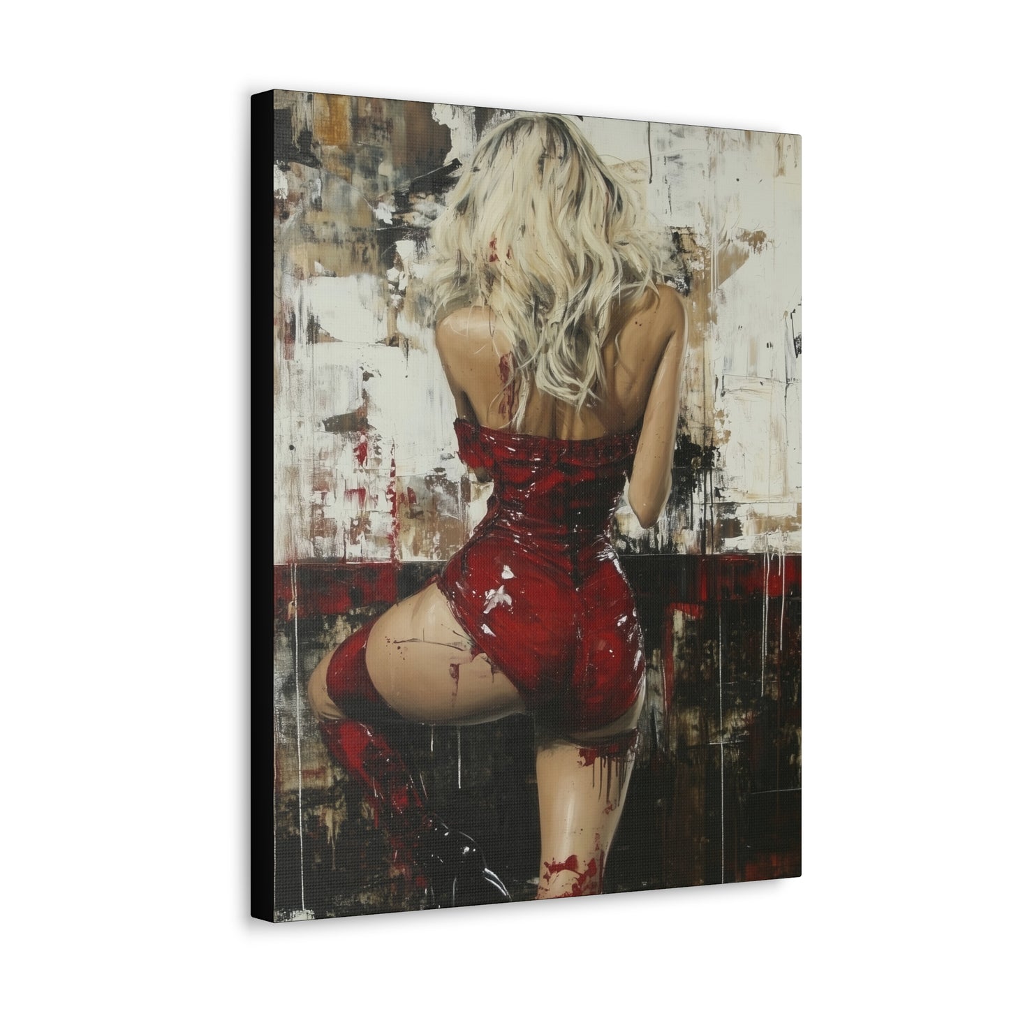Gallery Wrapped Canvas, Sinners and Saints Art Canvas, Erotic Art Canvas – Veronica
