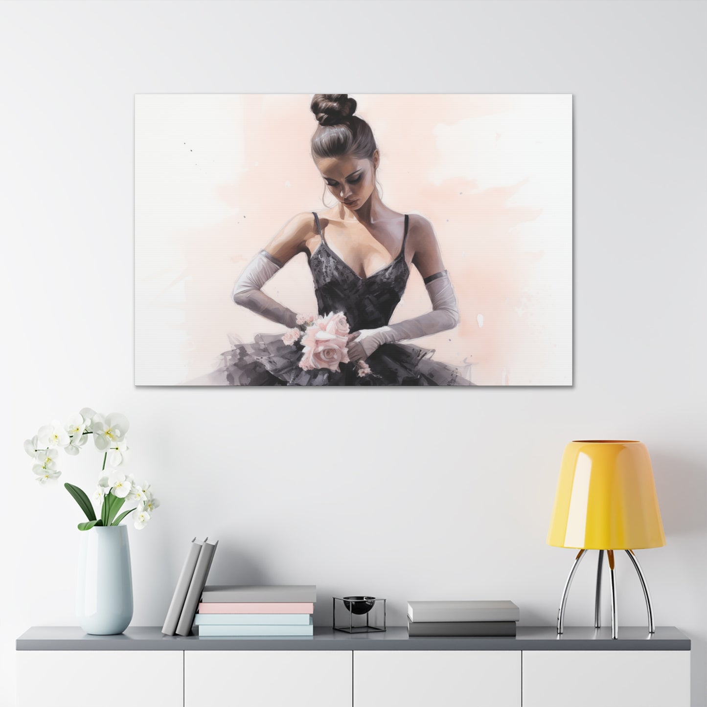 Gallery Wrapped Canvas, Ballerina Beauty, Ballet Art Canvas – Sonja