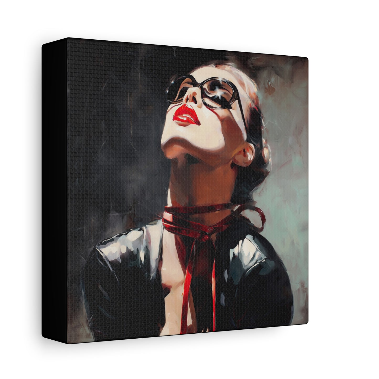 Gallery Wrapped Canvas, Ropes and Reverence Art Canvas, Erotic Shibari Art Canvas – Scarlett