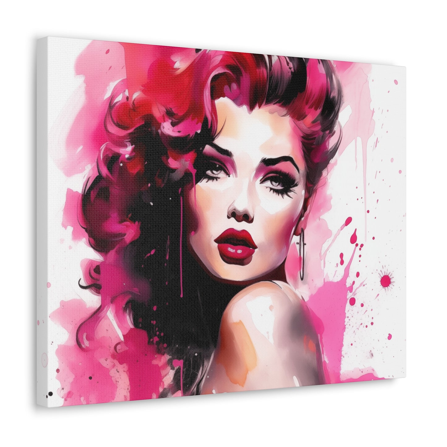Canvas Wall Art, Gallery Wrapped Pop Art, Diva Wall Art – Thalia