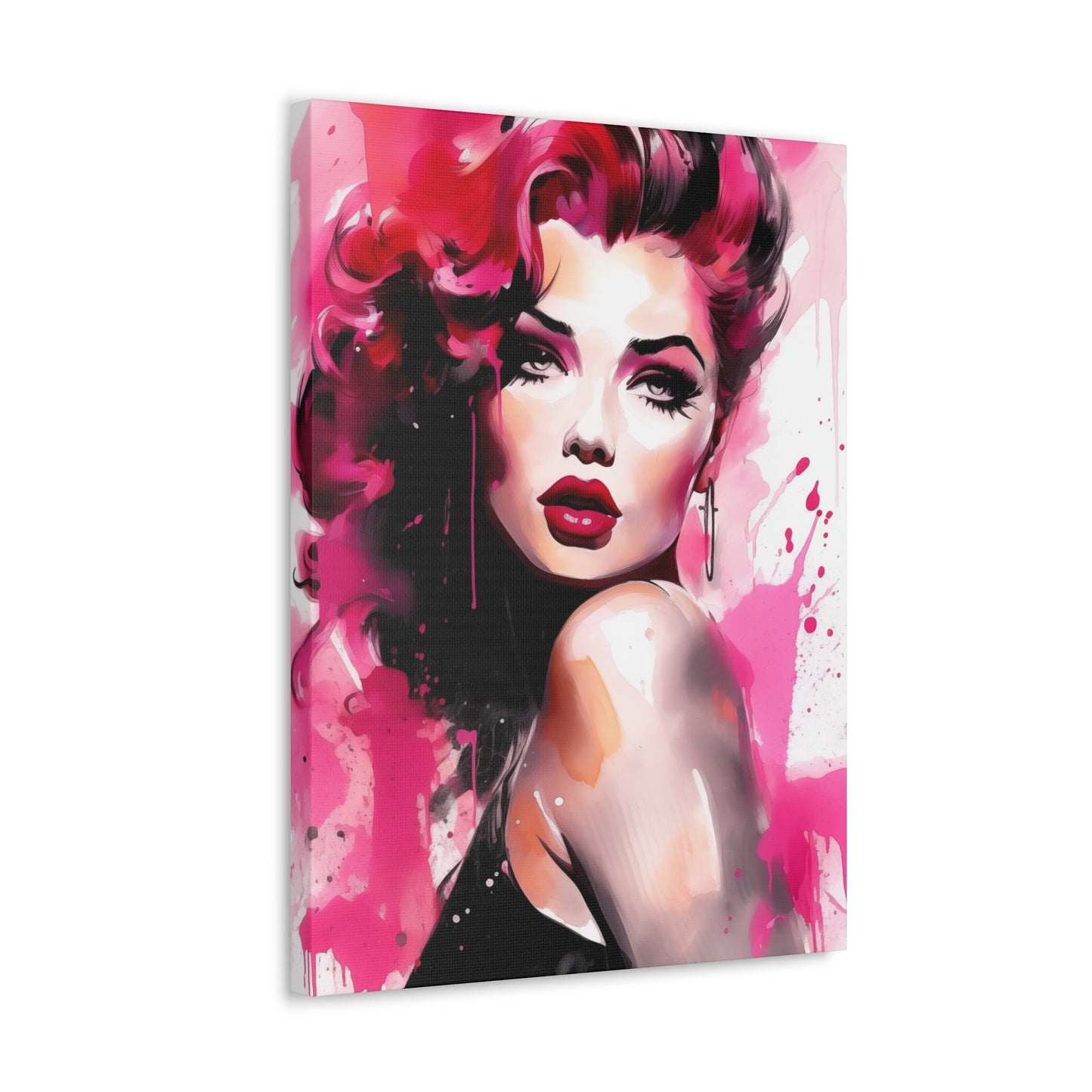 Canvas Wall Art, Gallery Wrapped Pop Art, Diva Wall Art – Thalia