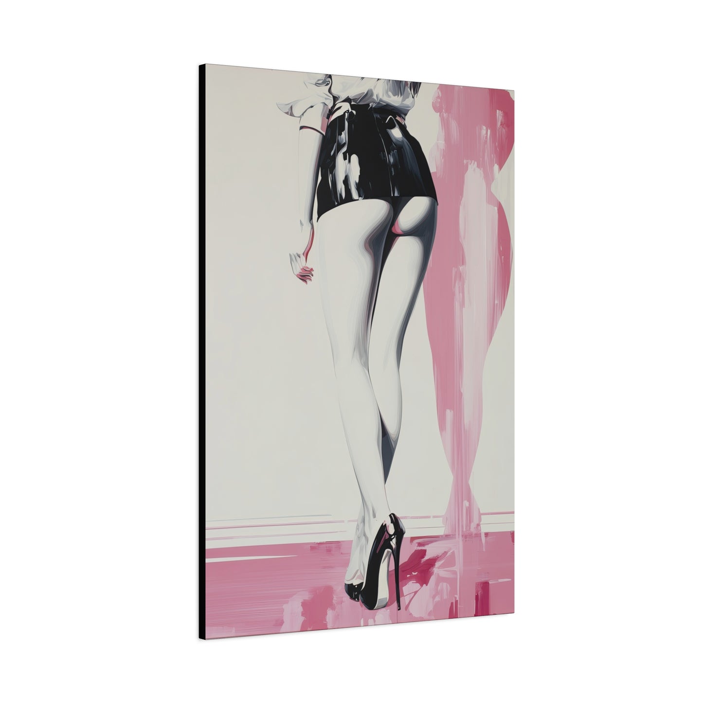 Gallery Wrapped Canvas, Tongue and Cheek Art Canvas, Naughty Girl Art Canvas –  Barbi