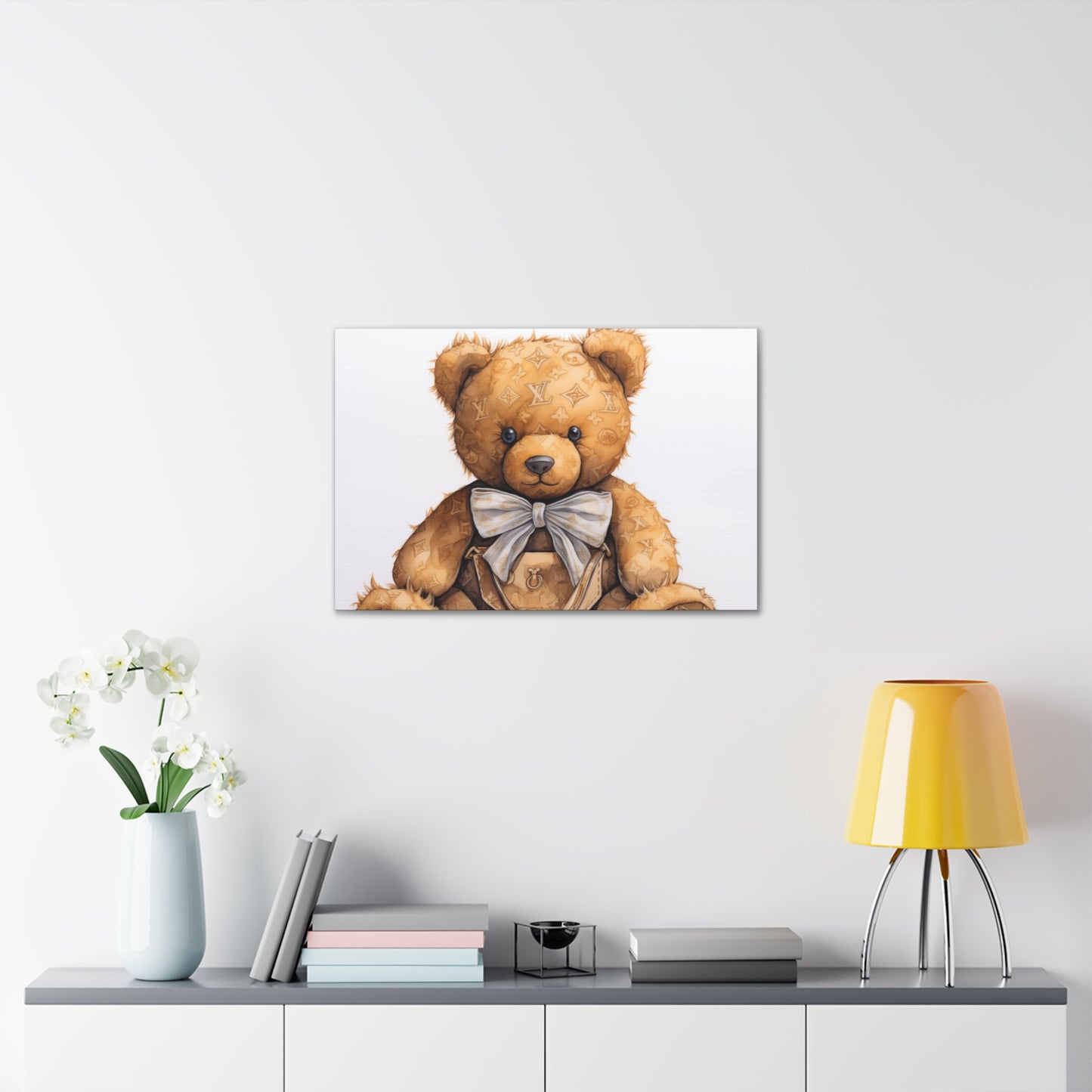 Canvas Gallery Wrap - LV Bear Wall Art - Ring