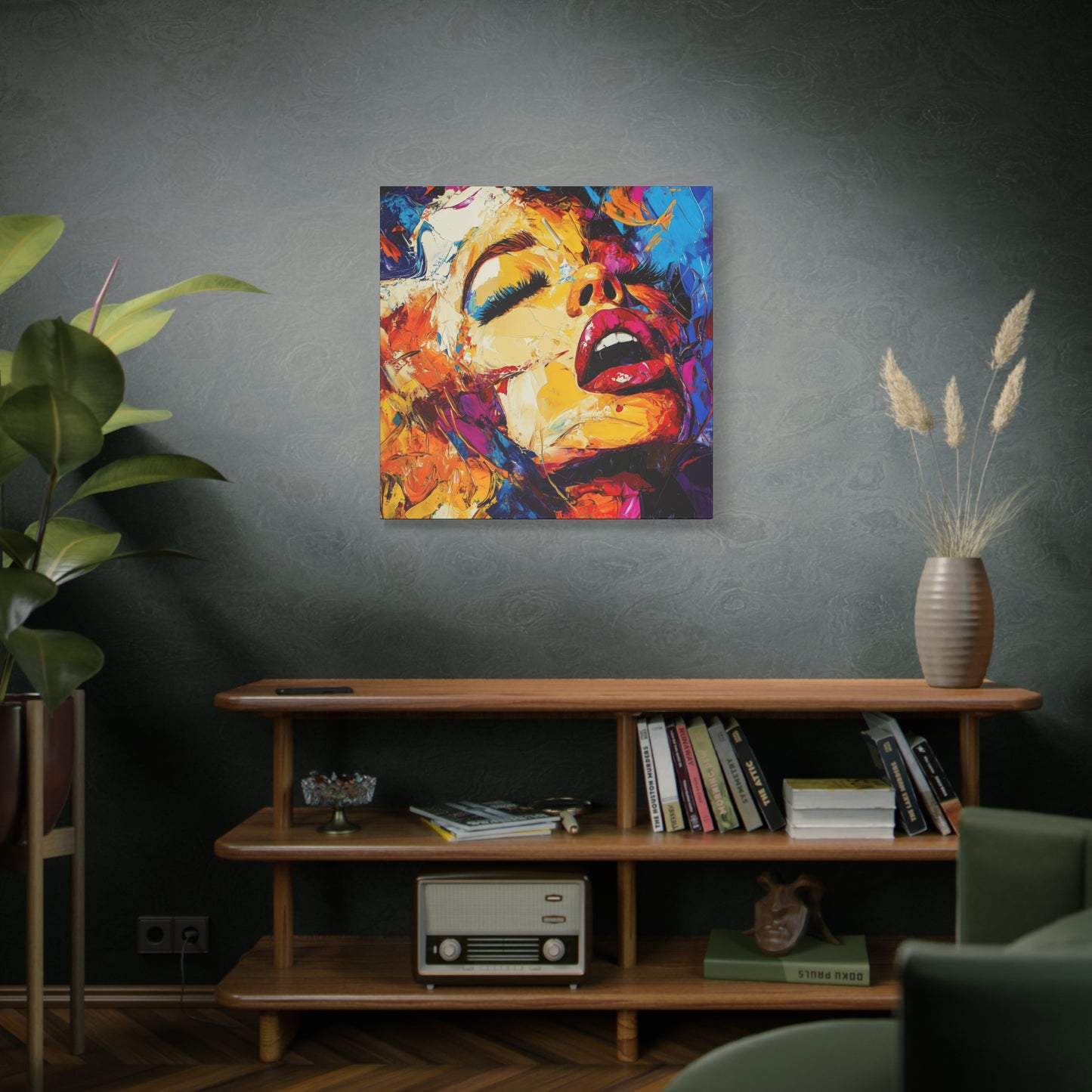 Gallery Wrapped Canvas, Guilt and Grit Adult Art Canvas, Erotic Pinup Art Canvas – Ivy