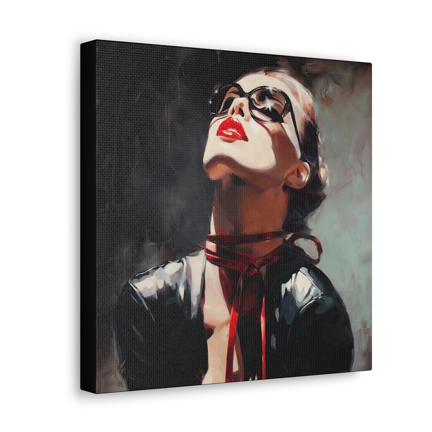 Gallery Wrapped Canvas, Ropes and Reverence Art Canvas, Erotic Shibari Art Canvas – Scarlett