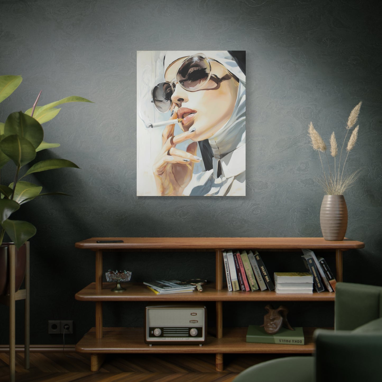 Gallery Wrapped Canvas, Habits and Heresy Art Canvas, Naughty Nuns Art Canvas – Sister Theodora