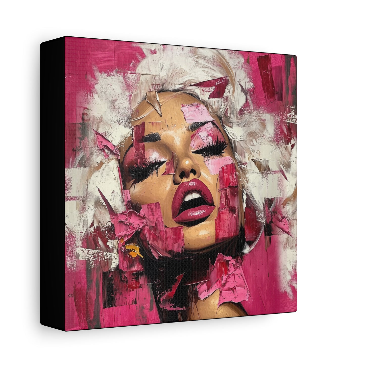 Gallery Wrapped Canvas, Guilt and Grit Adult Art Canvas, Erotic Pinup Art Canvas – Zora