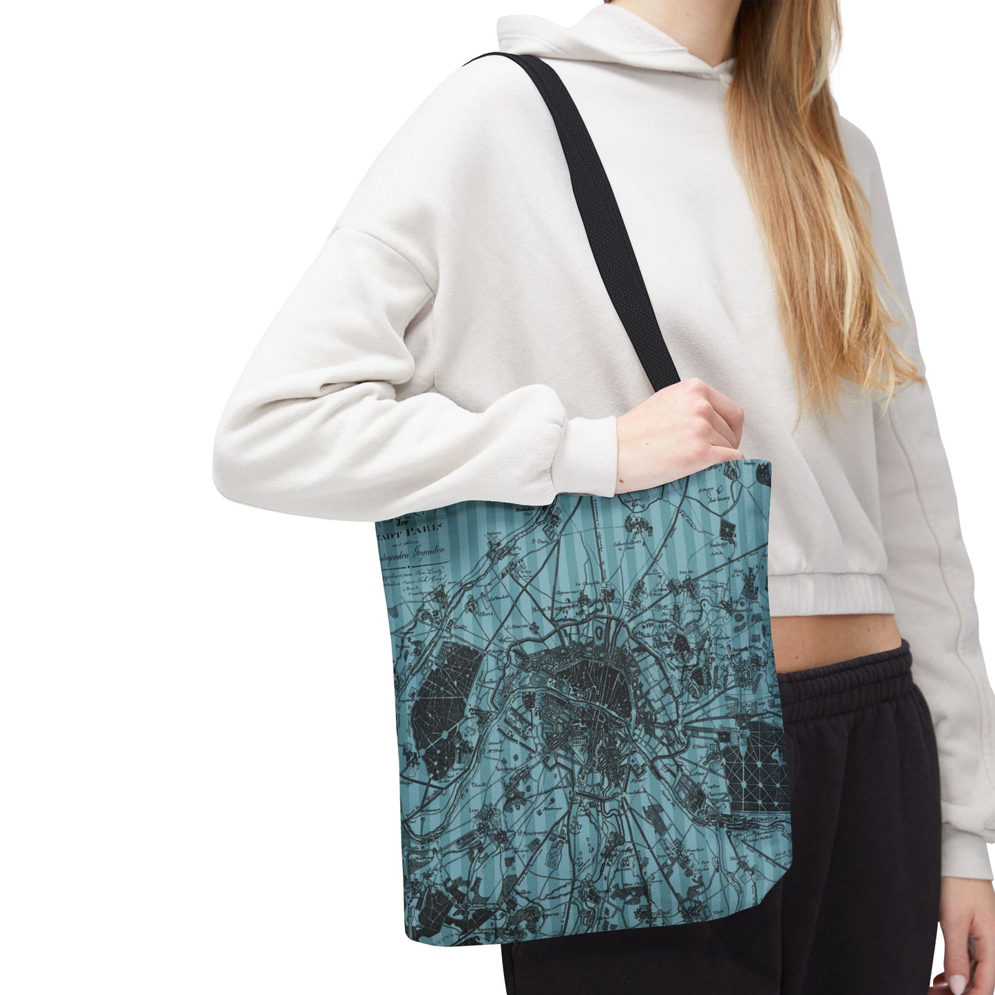 The Paris Plan Tote Bag, Utility Tote - Travel Inspired Inspired Tote - Paris France