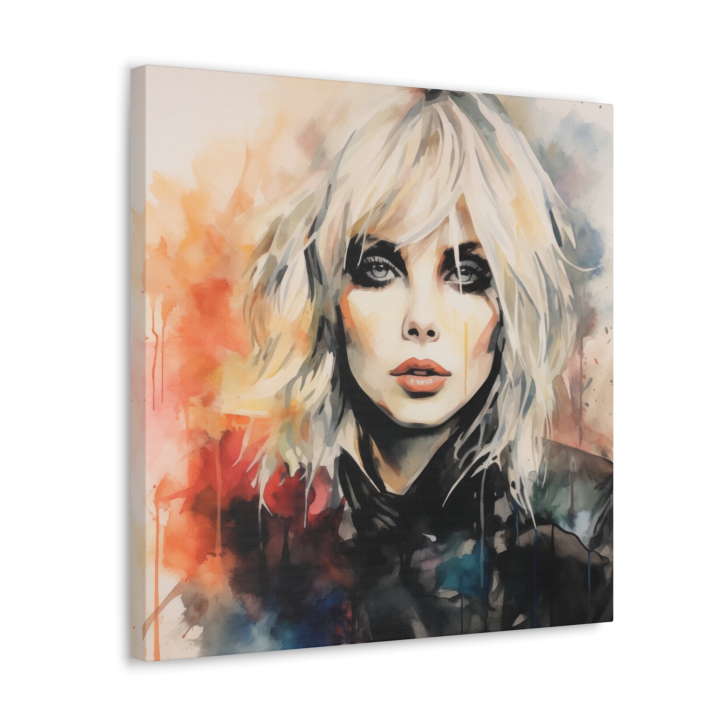 Gallery Wrapped Canvas, Celebrity Inspired, Pop Art Canvas – Debbie