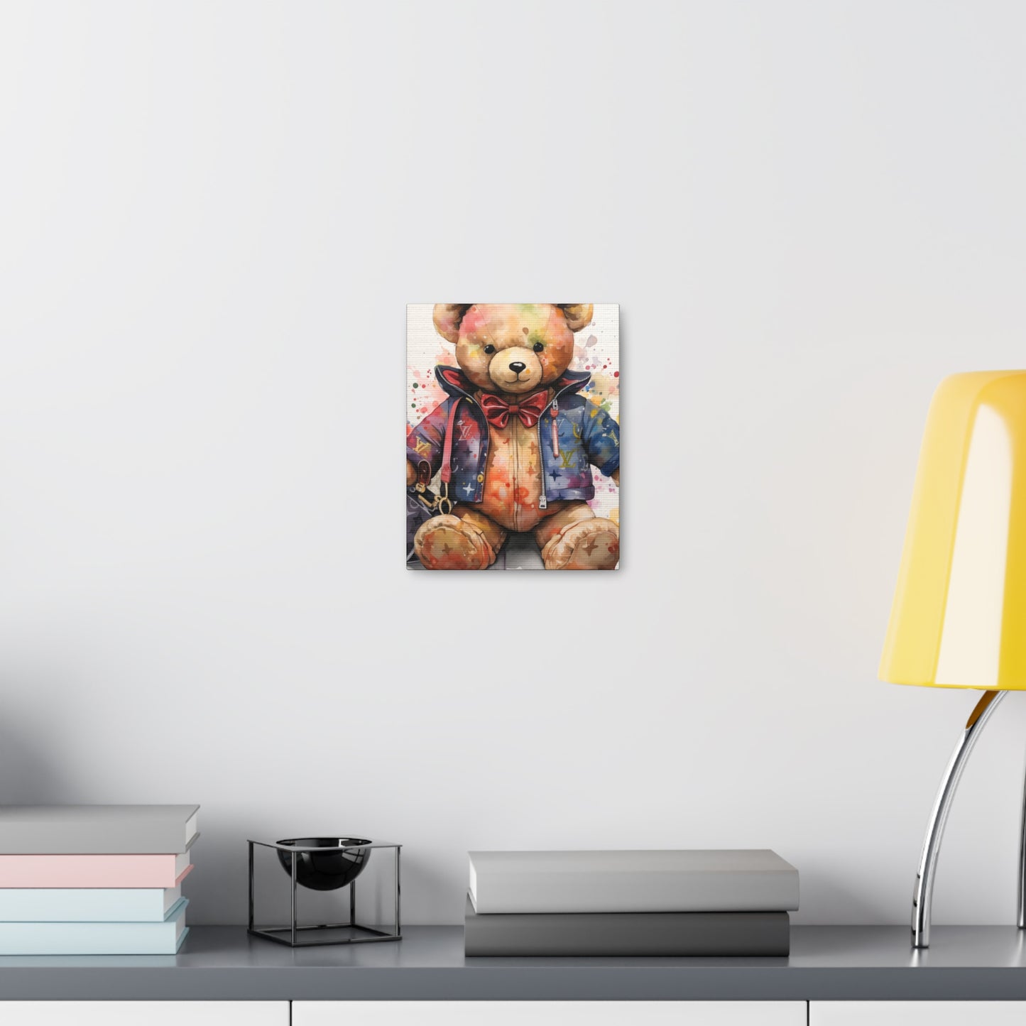 Canvas Gallery Wrap - LV Bear Wall Art - Drip