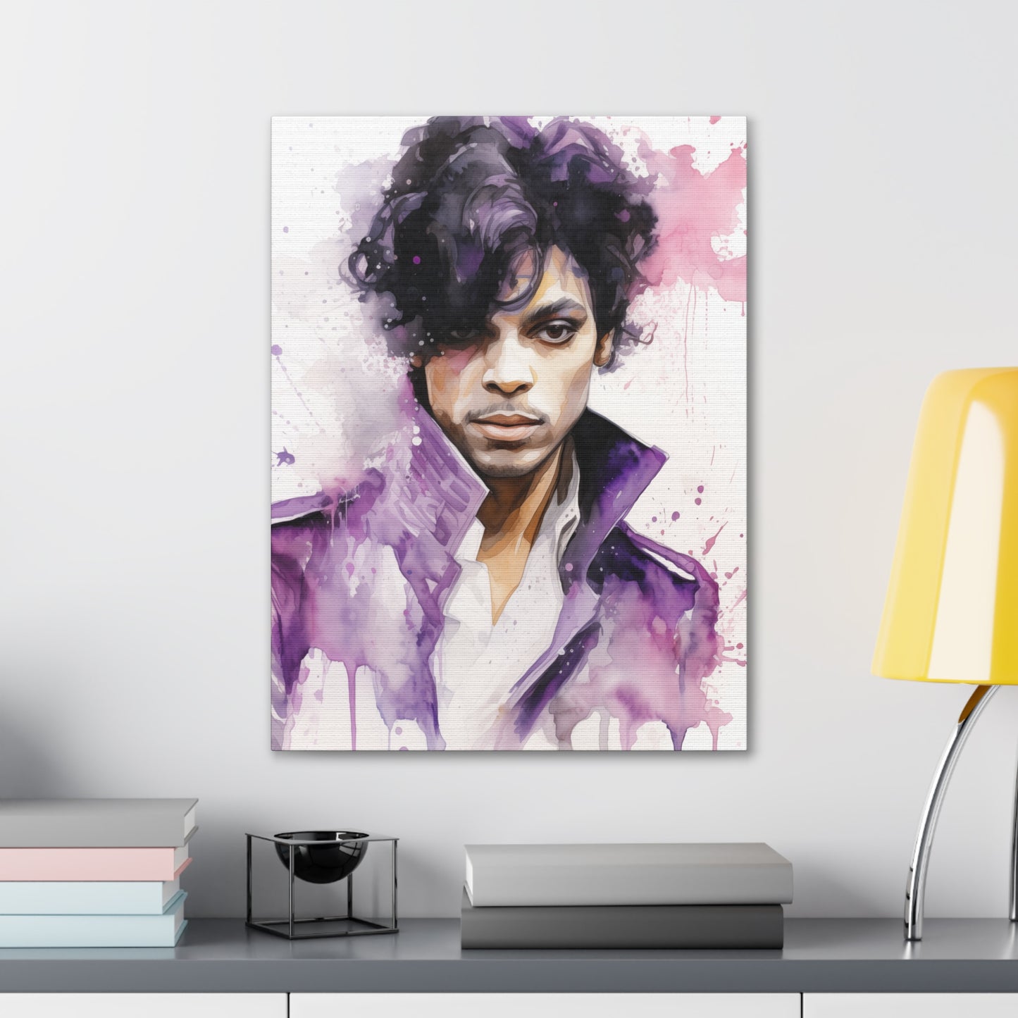 Gallery Wrapped Canvas, Celebrity Inspired, Pop Art Canvas – Prince Rogers