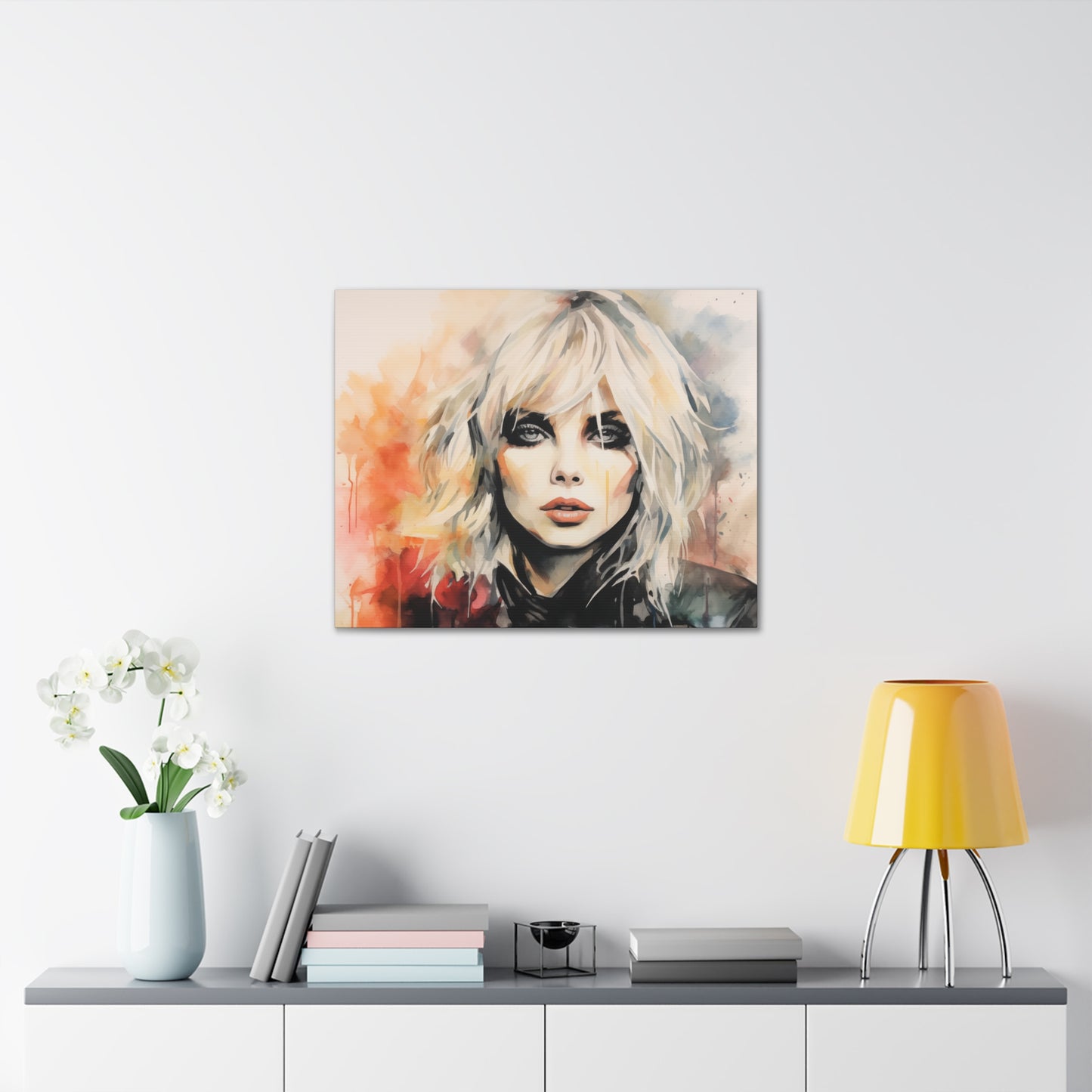 Gallery Wrapped Canvas, Celebrity Inspired, Pop Art Canvas – Debbie