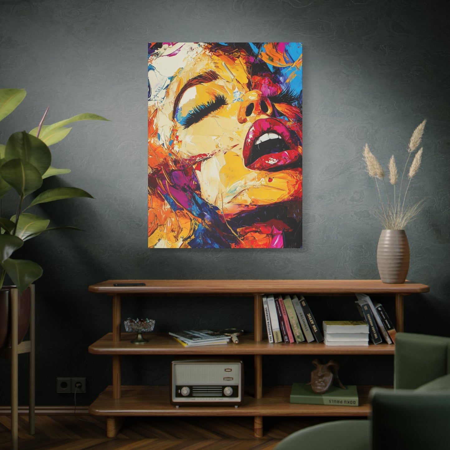 Gallery Wrapped Canvas, Guilt and Grit Adult Art Canvas, Erotic Pinup Art Canvas – Ivy