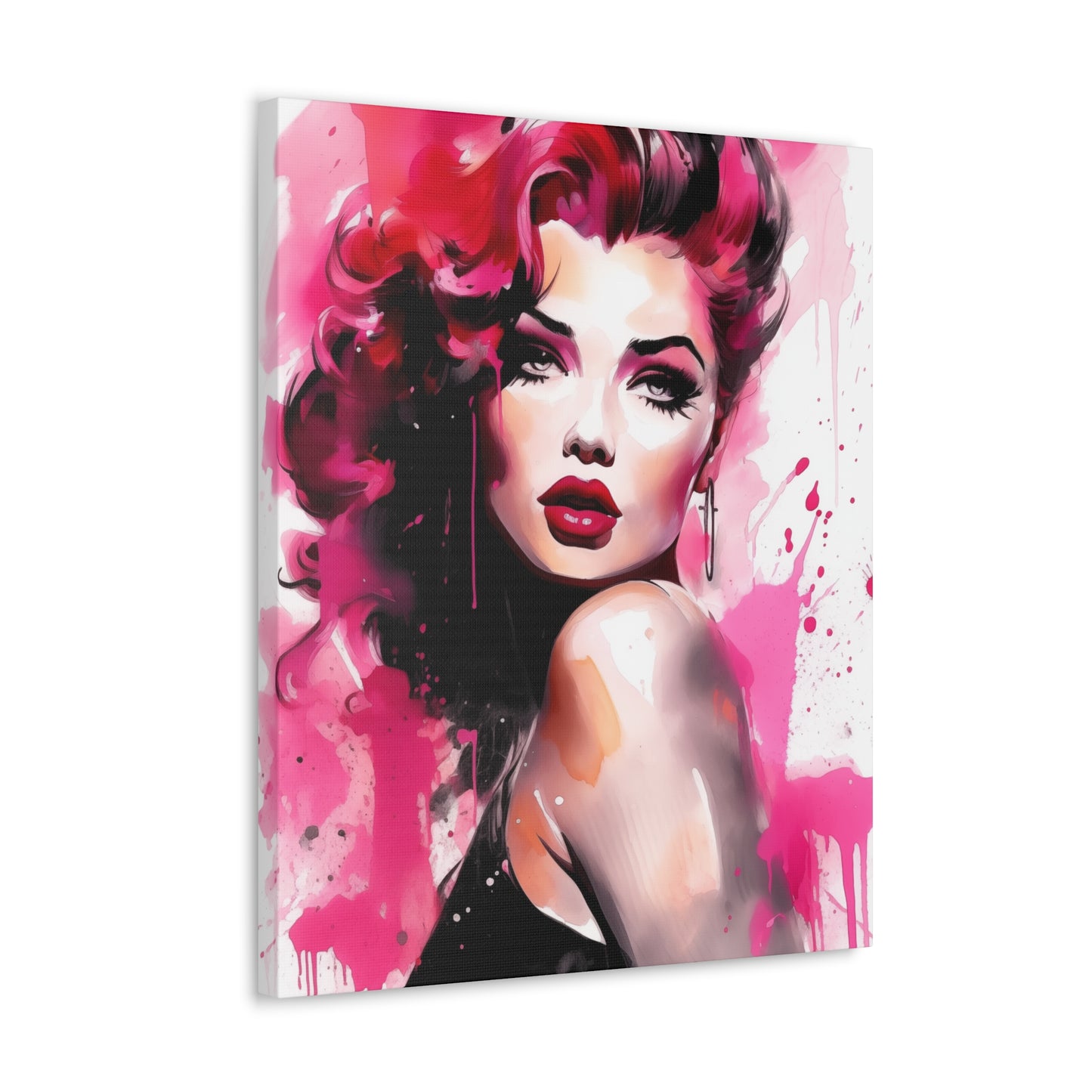 Canvas Wall Art, Gallery Wrapped Pop Art, Diva Wall Art – Thalia