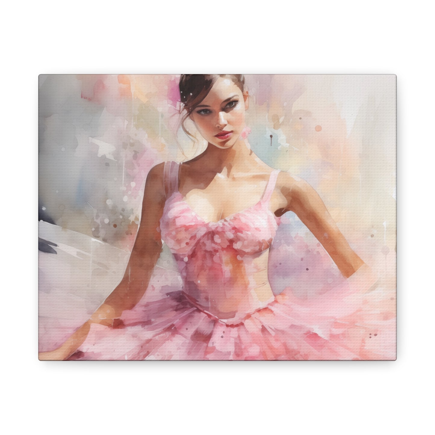Gallery Wrapped Canvas, Ballerina Beauty, Ballet Art Canvas – Lily