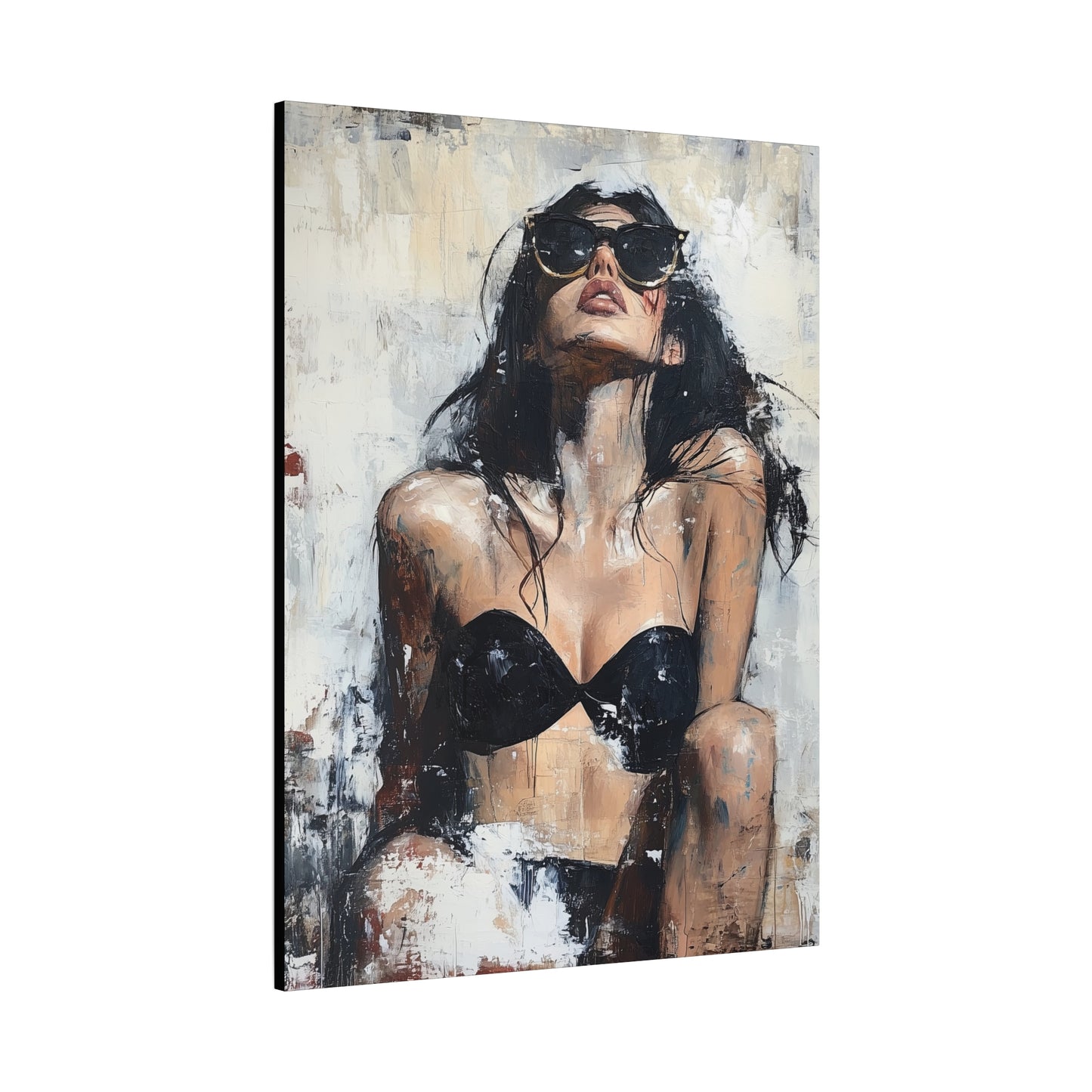 Gallery Wrapped Canvas, Sinners and Saints Art Canvas, Erotic Pinup Art Canvas – Stevie