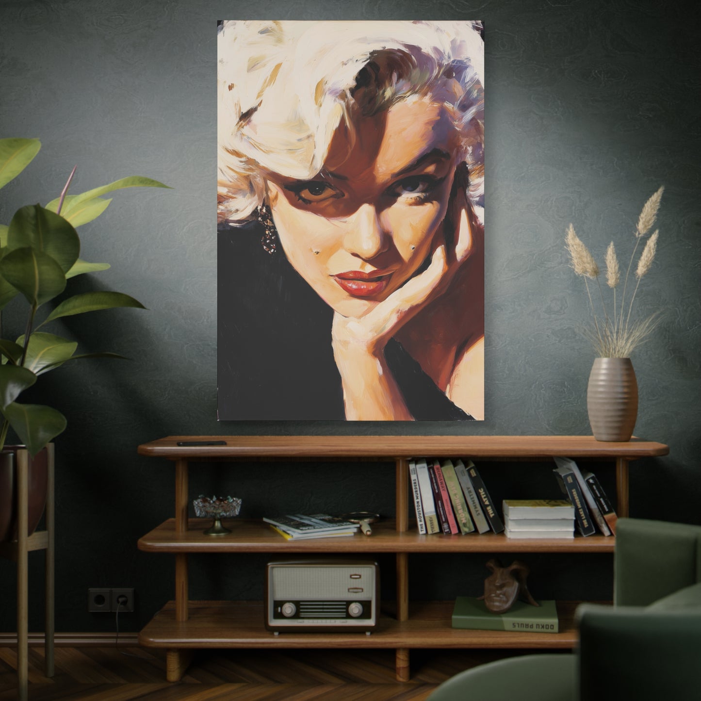Gallery Wrapped Canvas, The Diva Project Art Canvas, Pinup Art Canvas – Marilyn Monroe - FOUR