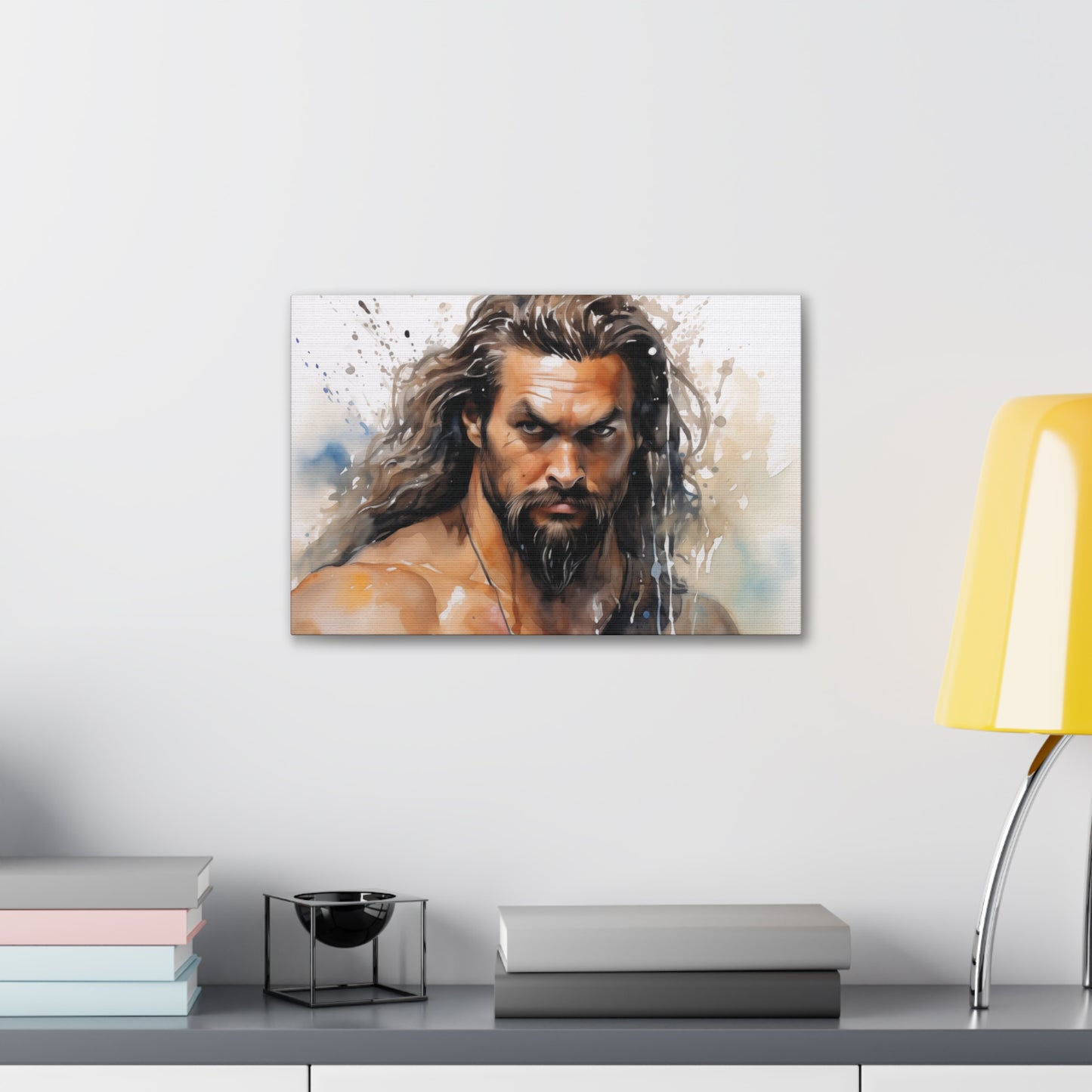 Gallery Wrapped Canvas, Celebrity Inspired, Pop Art Canvas – Jason
