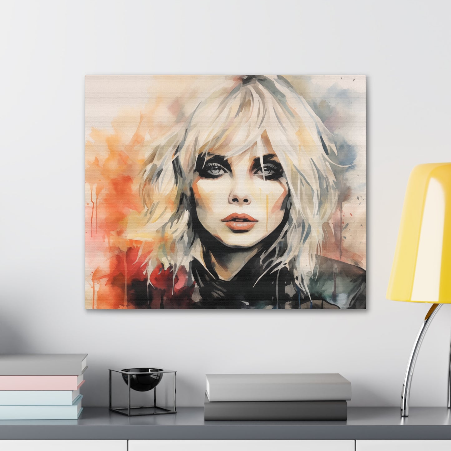 Gallery Wrapped Canvas, Celebrity Inspired, Pop Art Canvas – Debbie