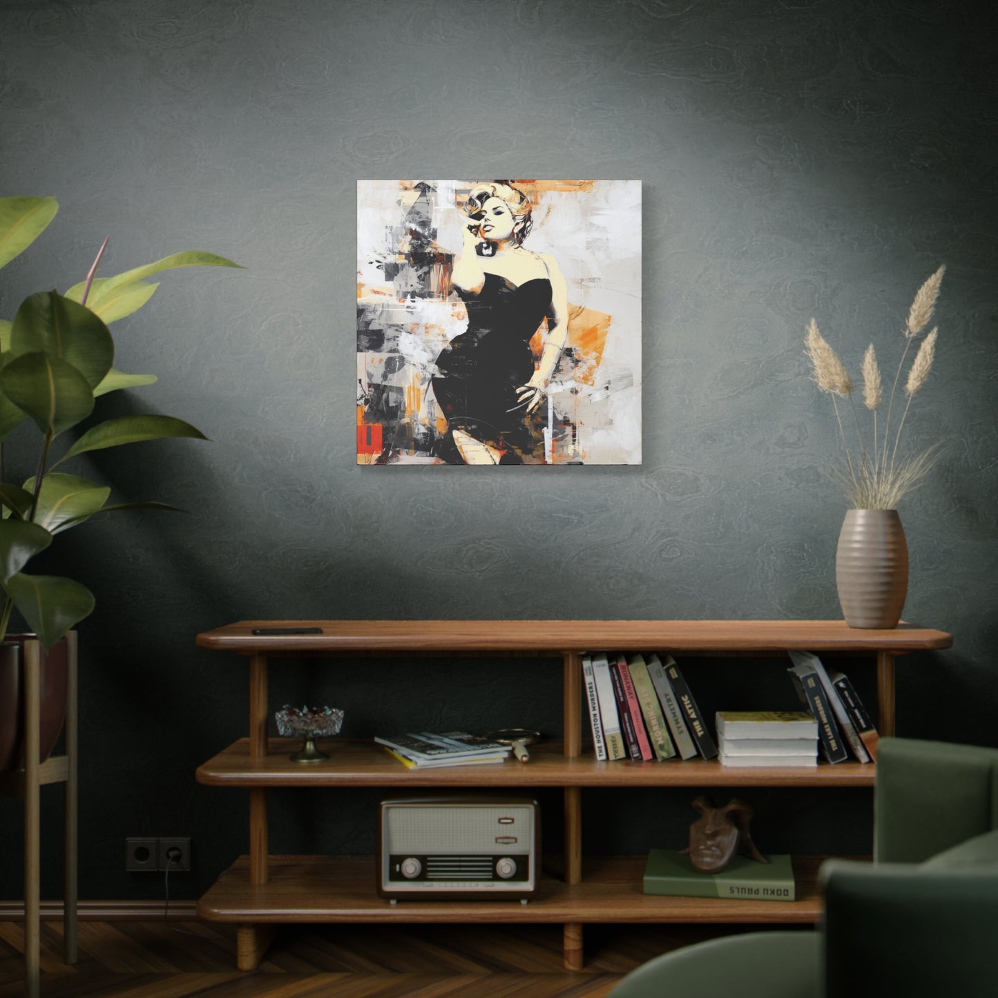 Gallery Wrapped Canvas, Guilt and Grit Adult Art Canvas, Erotic Pinup Art Canvas – Carmen
