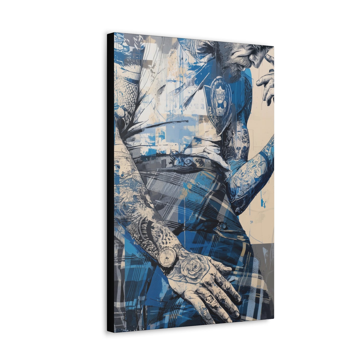 Gallery Wrapped Canvas, Kilts and Carnage Art Canvas, Erotic Pinup Art Canvas – Connor