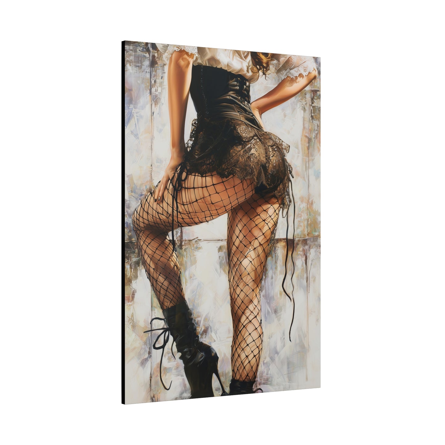 Gallery Wrapped Canvas, Tongue and Cheek Art Canvas, Naughty Girl Art Canvas –  Jessica