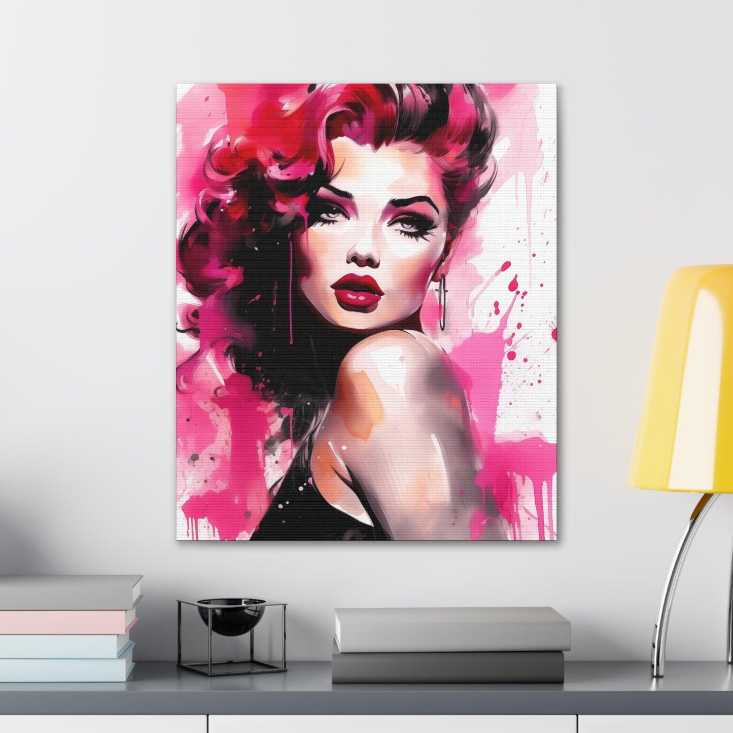 Canvas Wall Art, Gallery Wrapped Pop Art, Diva Wall Art – Thalia