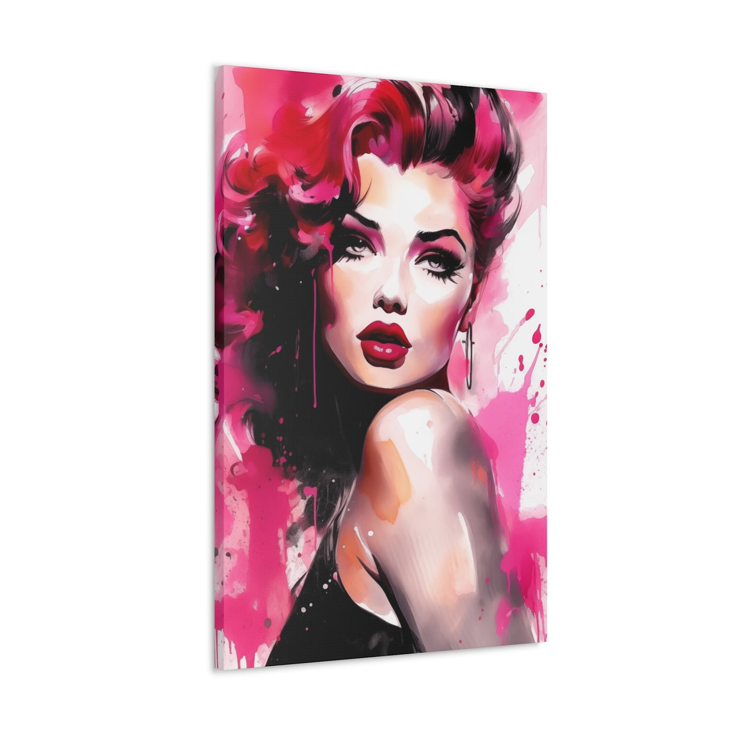 Canvas Wall Art, Gallery Wrapped Pop Art, Diva Wall Art – Thalia