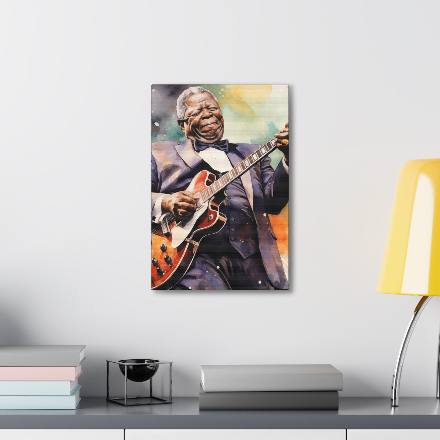 Gallery Wrapped Canvas, Celebrity Inspired, Pop Art Canvas – The King