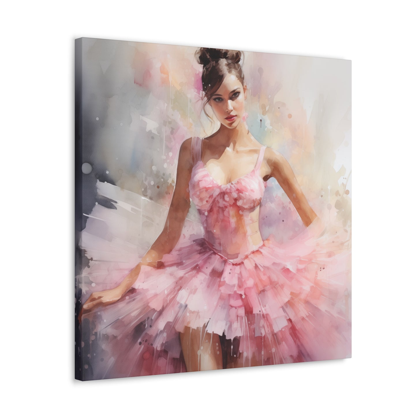 Gallery Wrapped Canvas, Ballerina Beauty, Ballet Art Canvas – Lily