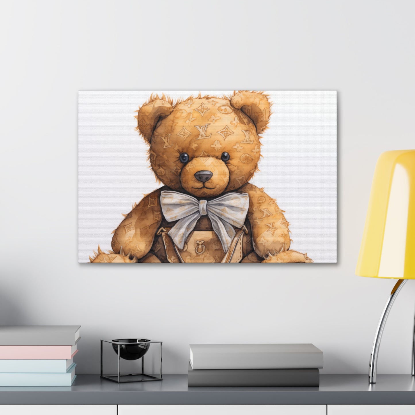 Canvas Gallery Wrap - LV Bear Wall Art - Ring