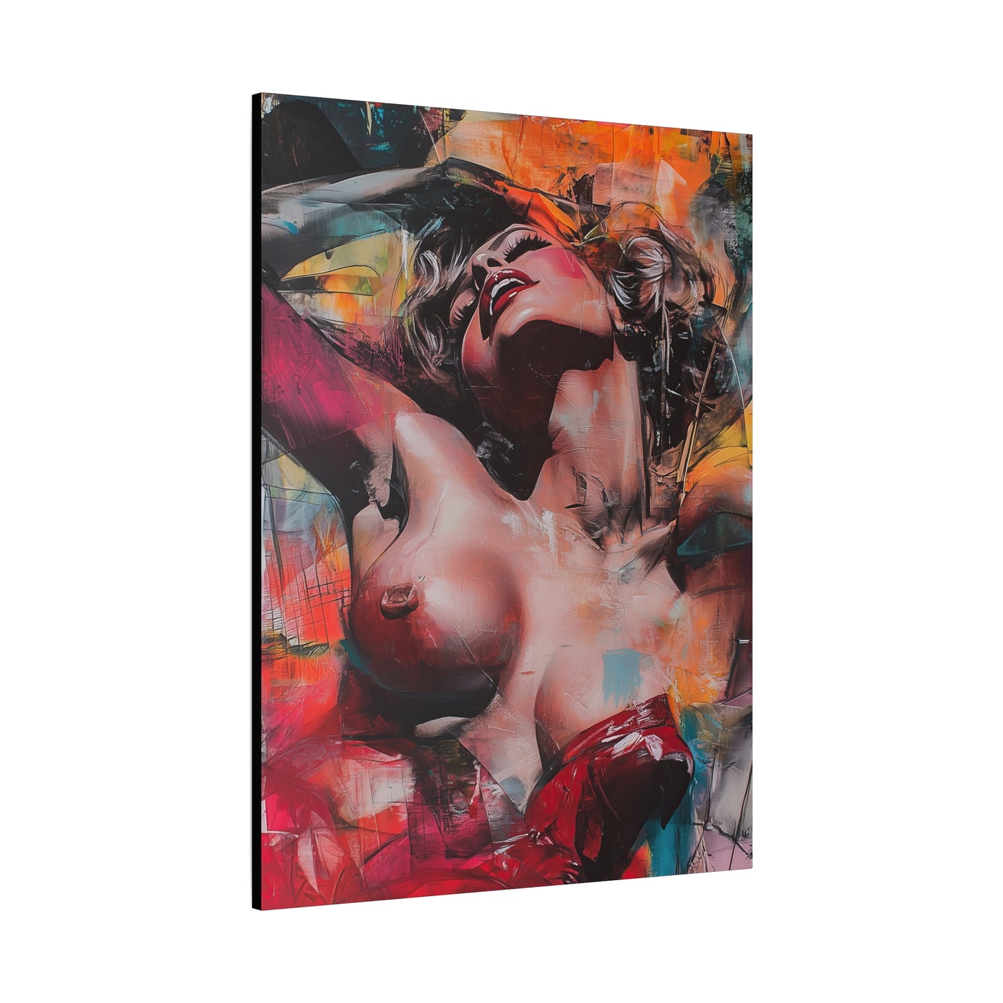 Gallery Wrapped Canvas, Guilt and Grit Adult Art Canvas, Erotic Pinup Art Canvas – Marlowe
