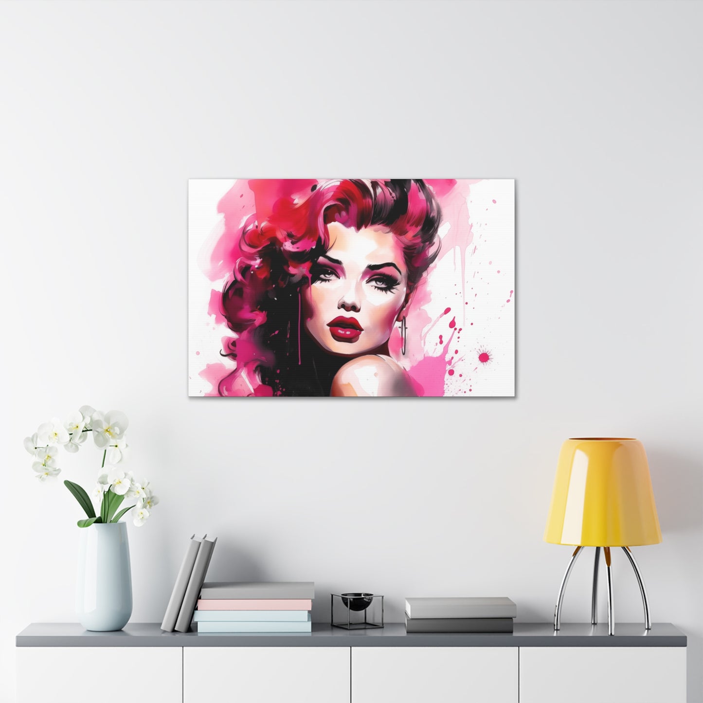 Canvas Wall Art, Gallery Wrapped Pop Art, Diva Wall Art – Thalia
