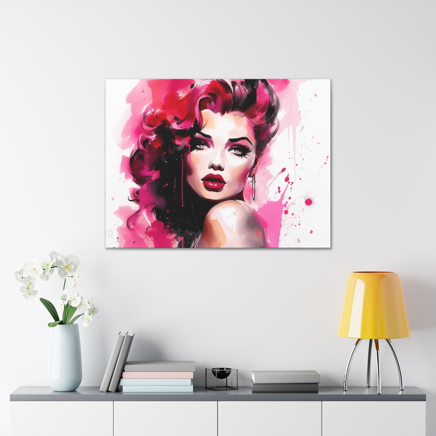 Canvas Wall Art, Gallery Wrapped Pop Art, Diva Wall Art – Thalia
