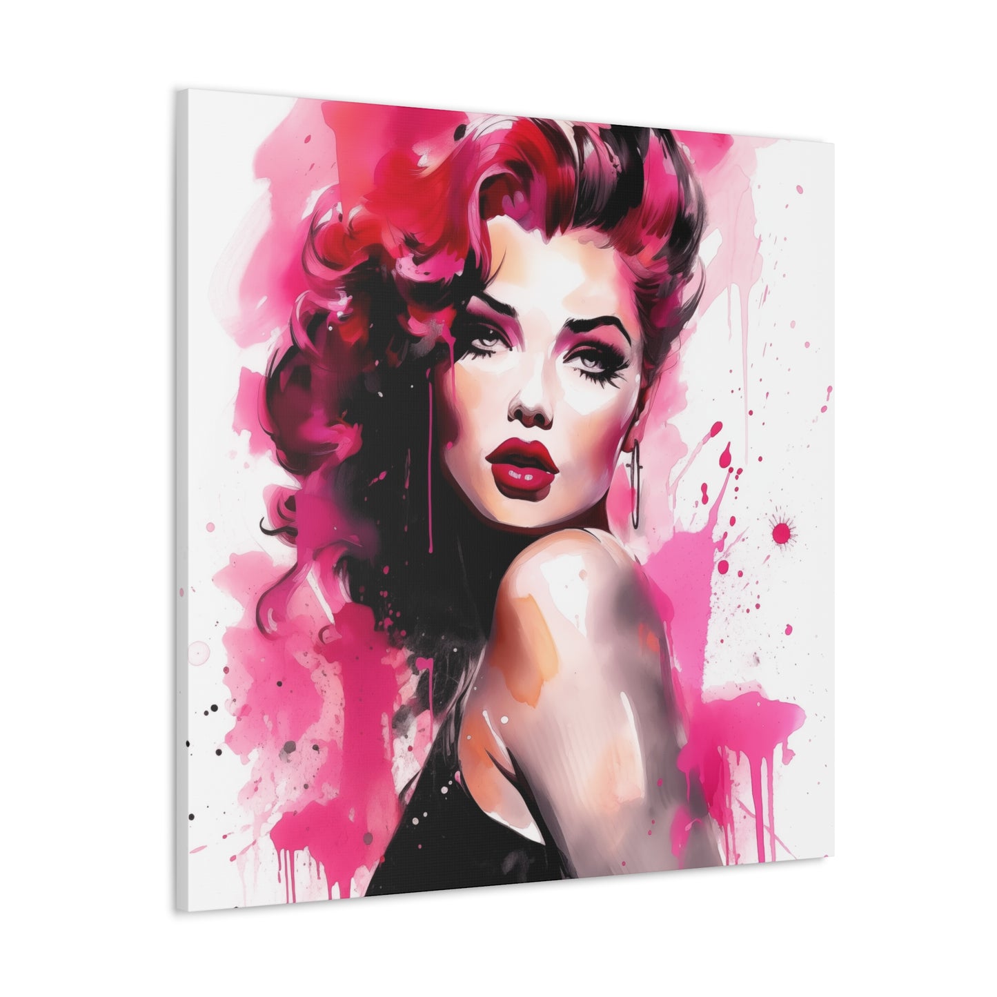 Canvas Wall Art, Gallery Wrapped Pop Art, Diva Wall Art – Thalia
