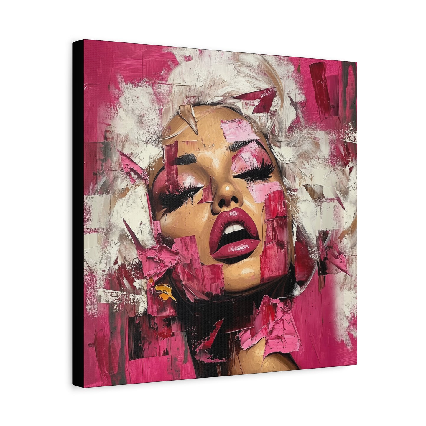 Gallery Wrapped Canvas, Guilt and Grit Adult Art Canvas, Erotic Pinup Art Canvas – Zora