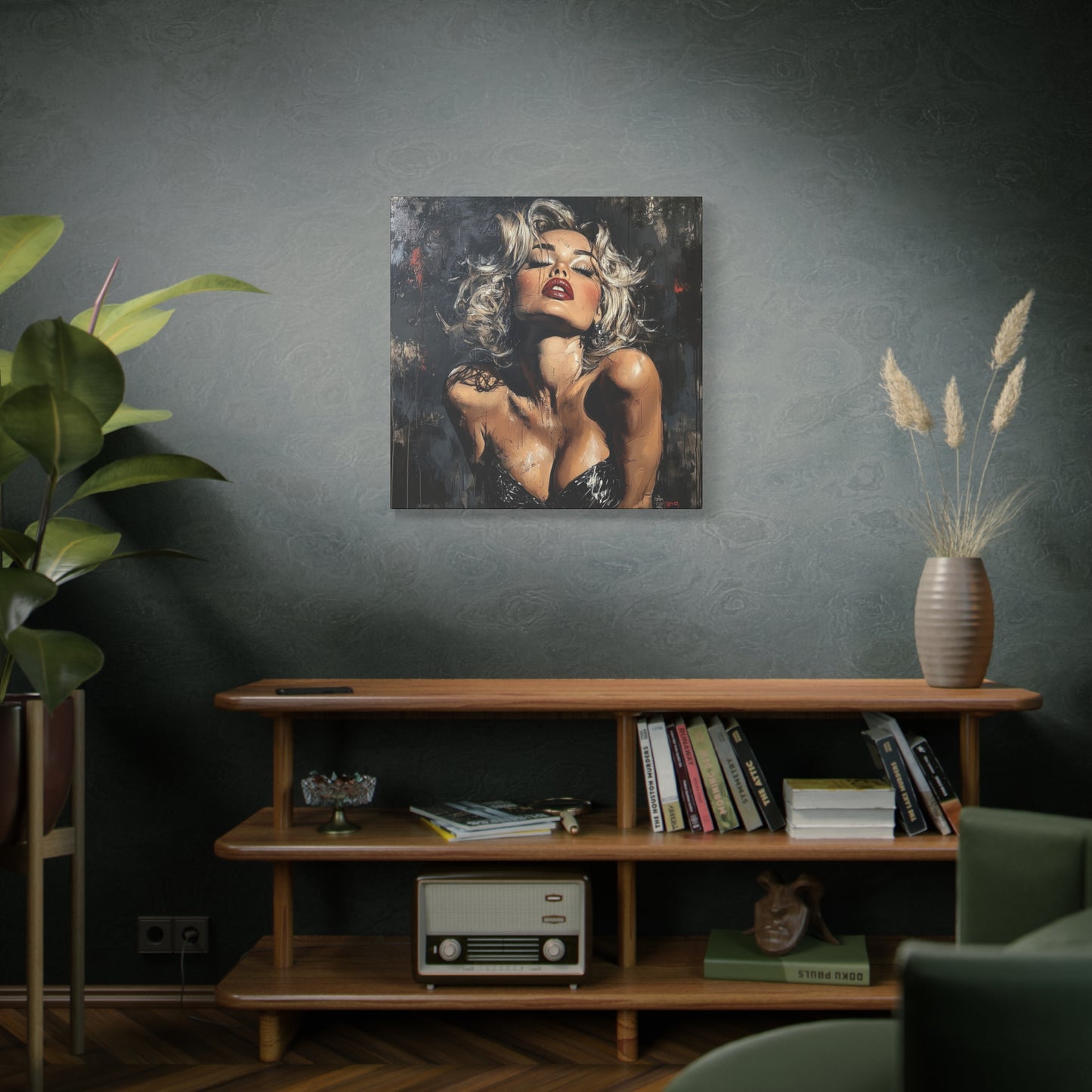 Gallery Wrapped Canvas, Guilt and Grit Adult Art Canvas, Erotic Pinup Art Canvas – Eloise