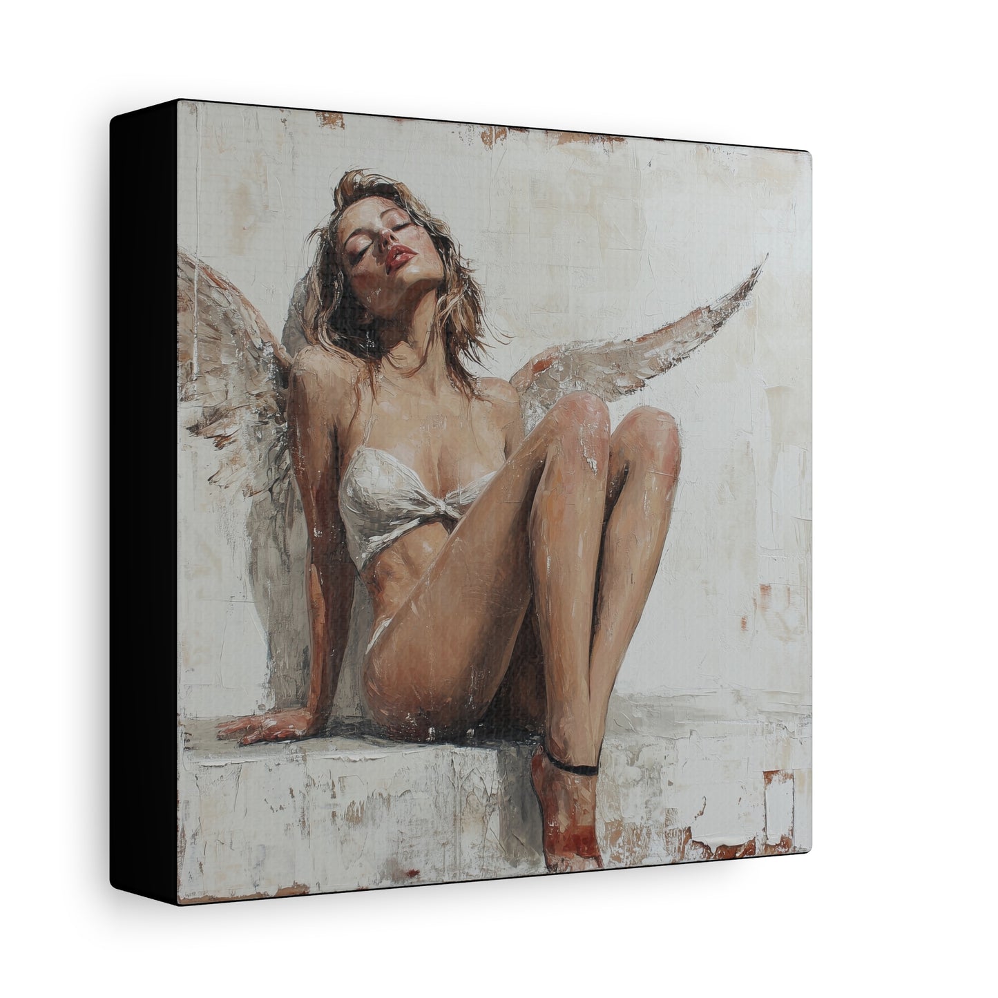 Gallery Wrapped Canvas, Sinners and Saints Art Canvas, Erotic Pinup Art Canvas – Kristen