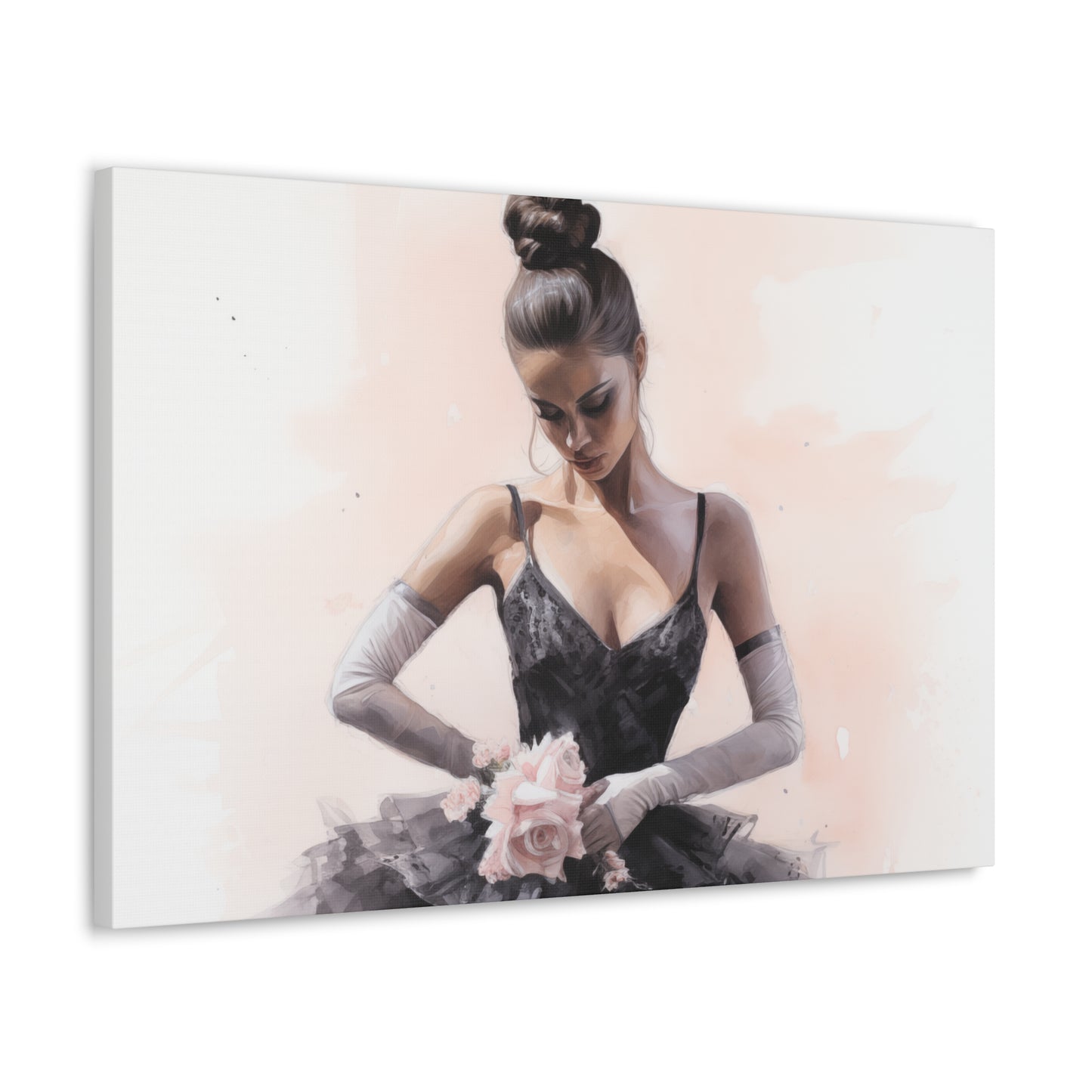 Gallery Wrapped Canvas, Ballerina Beauty, Ballet Art Canvas – Sonja