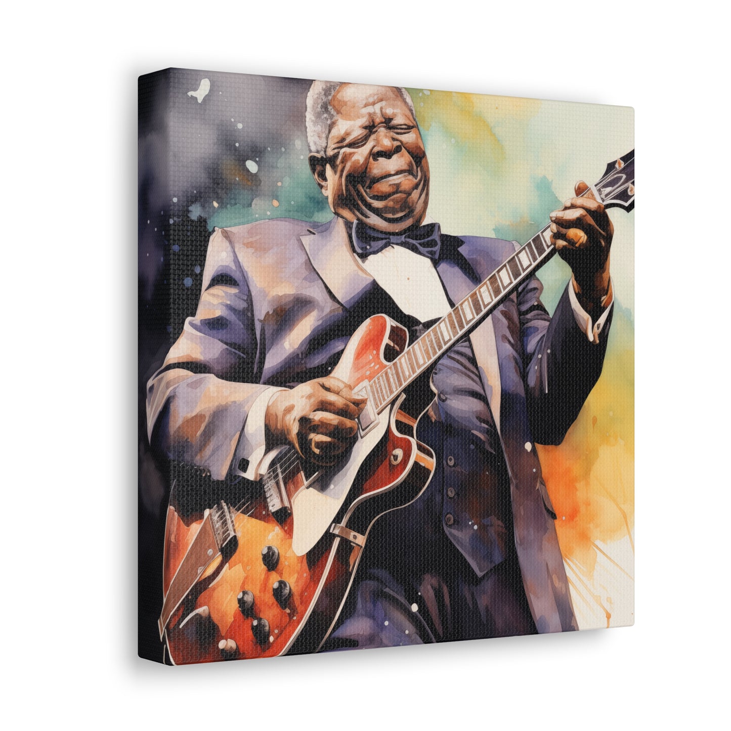 Gallery Wrapped Canvas, Celebrity Inspired, Pop Art Canvas – The King