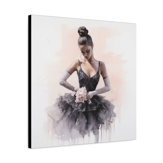 Gallery Wrapped Canvas, Ballerina Beauty, Ballet Art Canvas – Sonja