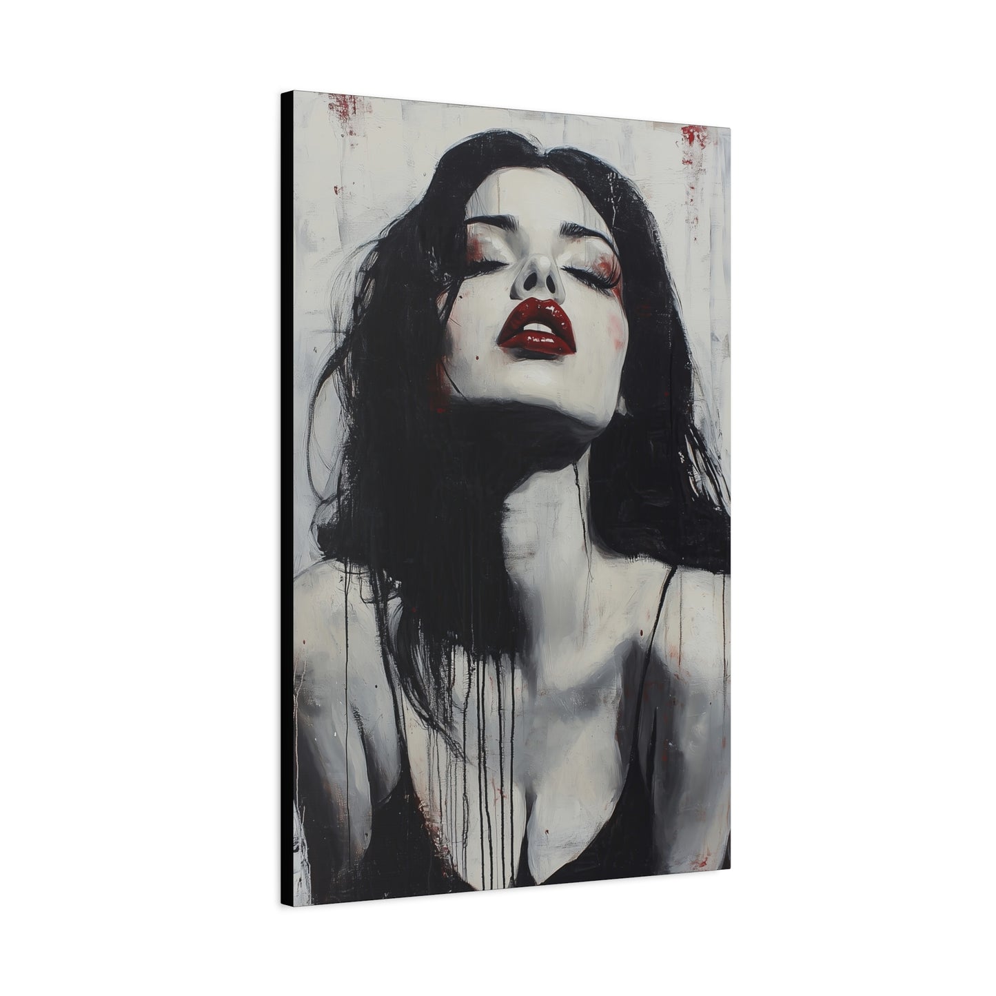 Gallery Wrapped Canvas, Sinners and Saints Art Canvas, Erotic Pinup Art Canvas – Vera