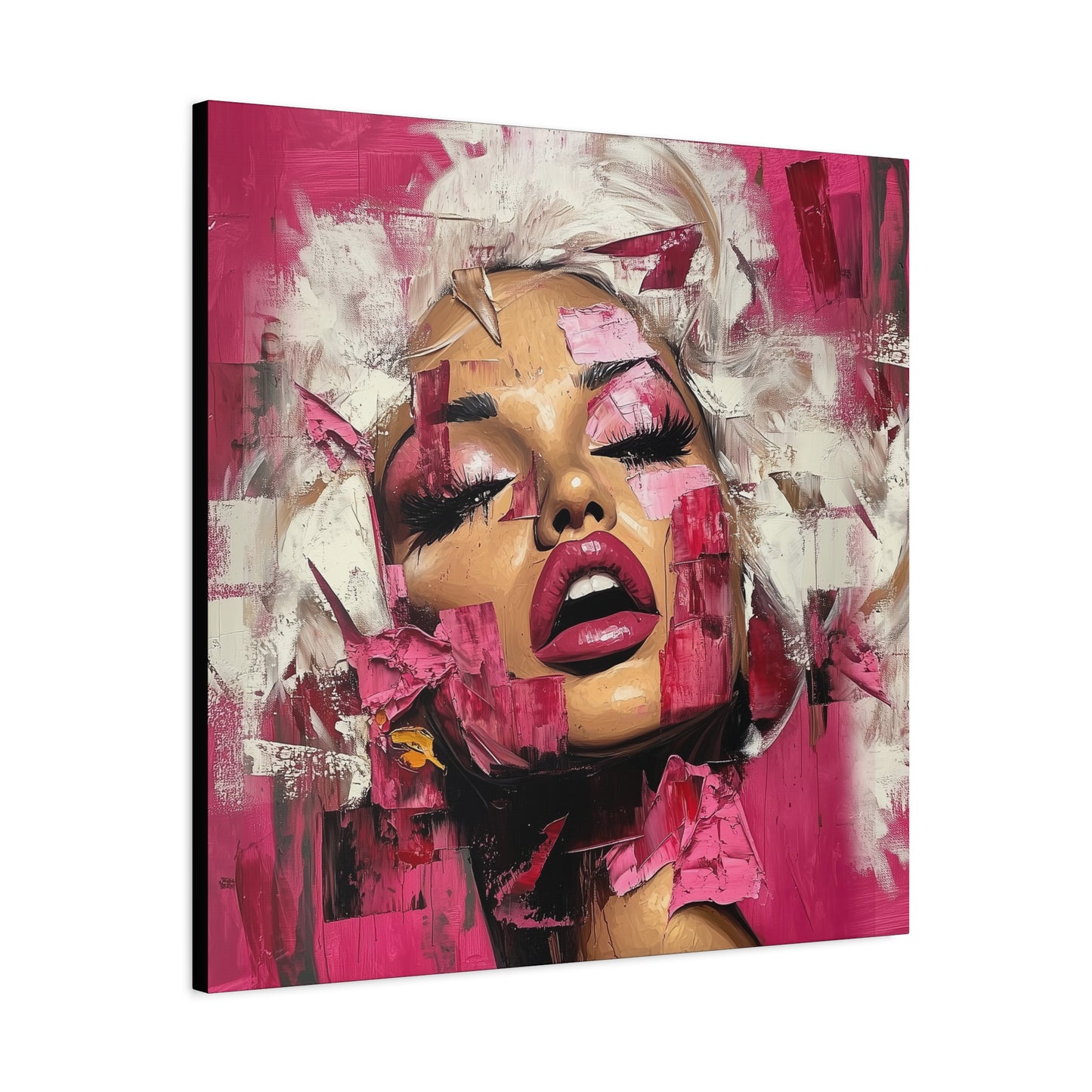 Gallery Wrapped Canvas, Guilt and Grit Adult Art Canvas, Erotic Pinup Art Canvas – Zora