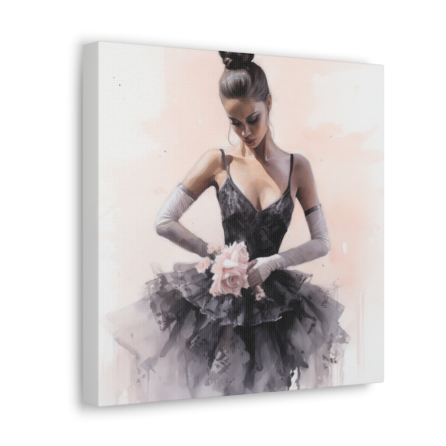 Gallery Wrapped Canvas, Ballerina Beauty, Ballet Art Canvas – Sonja