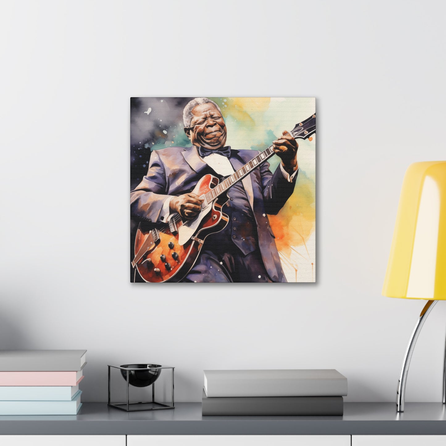 Gallery Wrapped Canvas, Celebrity Inspired, Pop Art Canvas – The King
