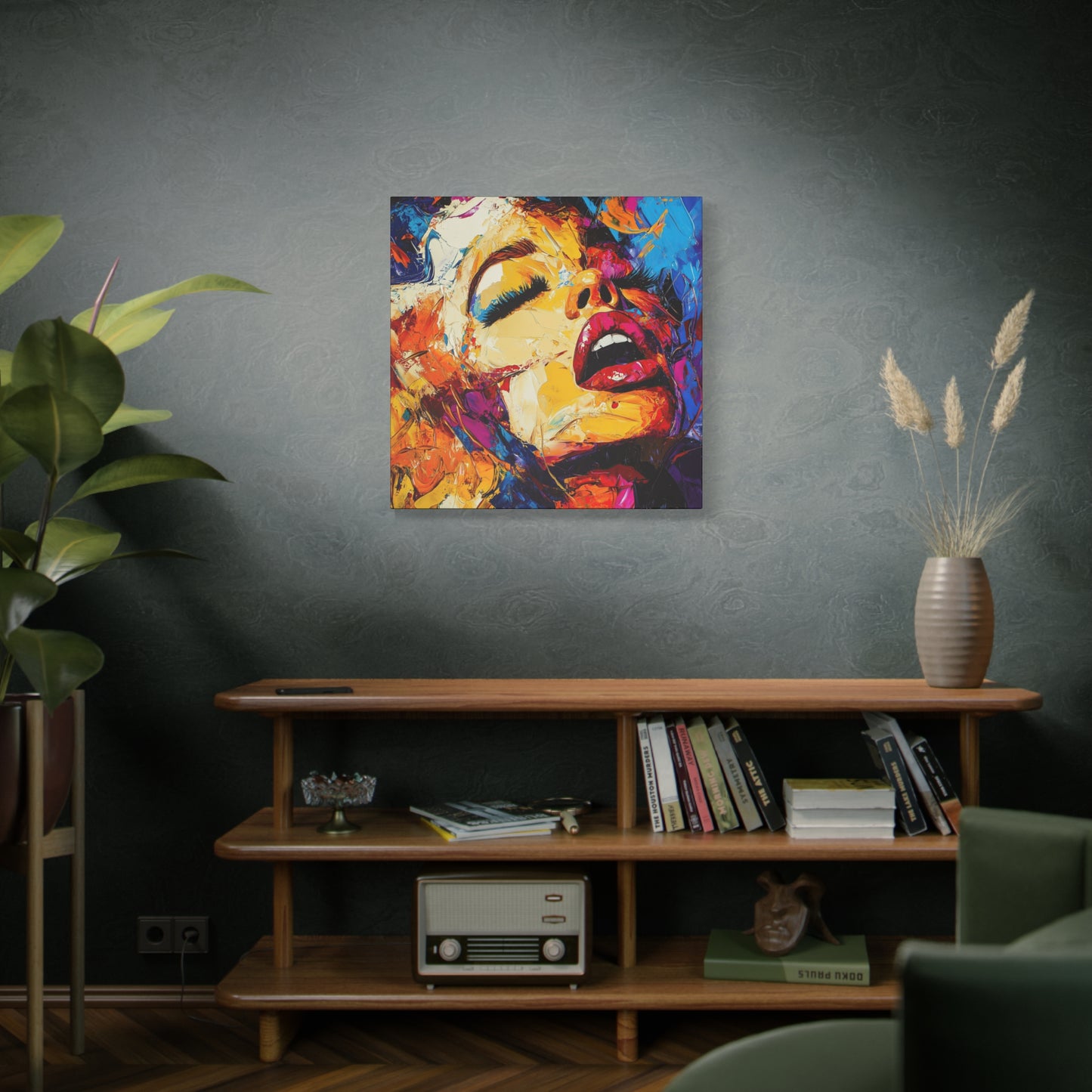Gallery Wrapped Canvas, Guilt and Grit Adult Art Canvas, Erotic Pinup Art Canvas – Ivy